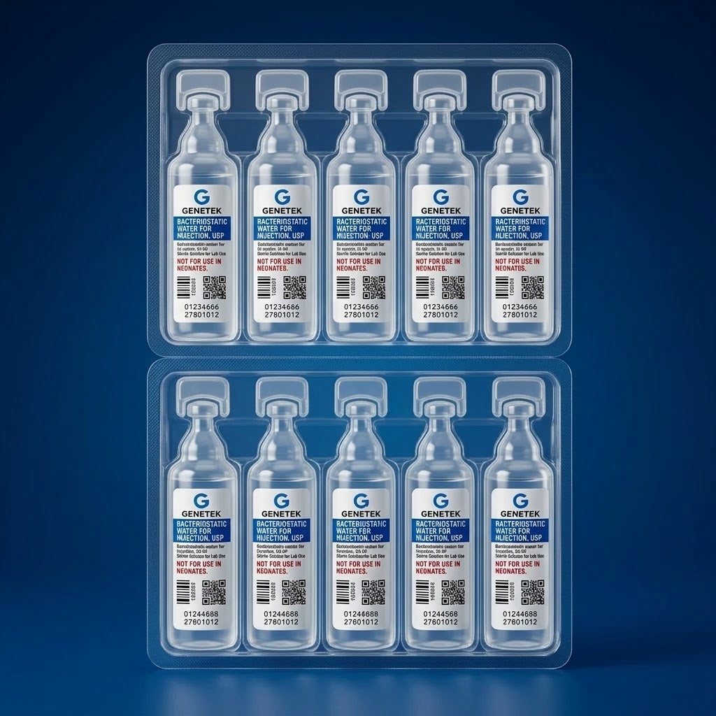 Genetek Bacteriostatic Water - Image 3